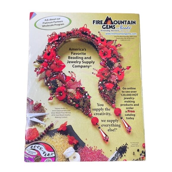 Bead & Button Magazine Jewelry Crafting Book u December 2016 Issue 136 - Picture 2 of 8